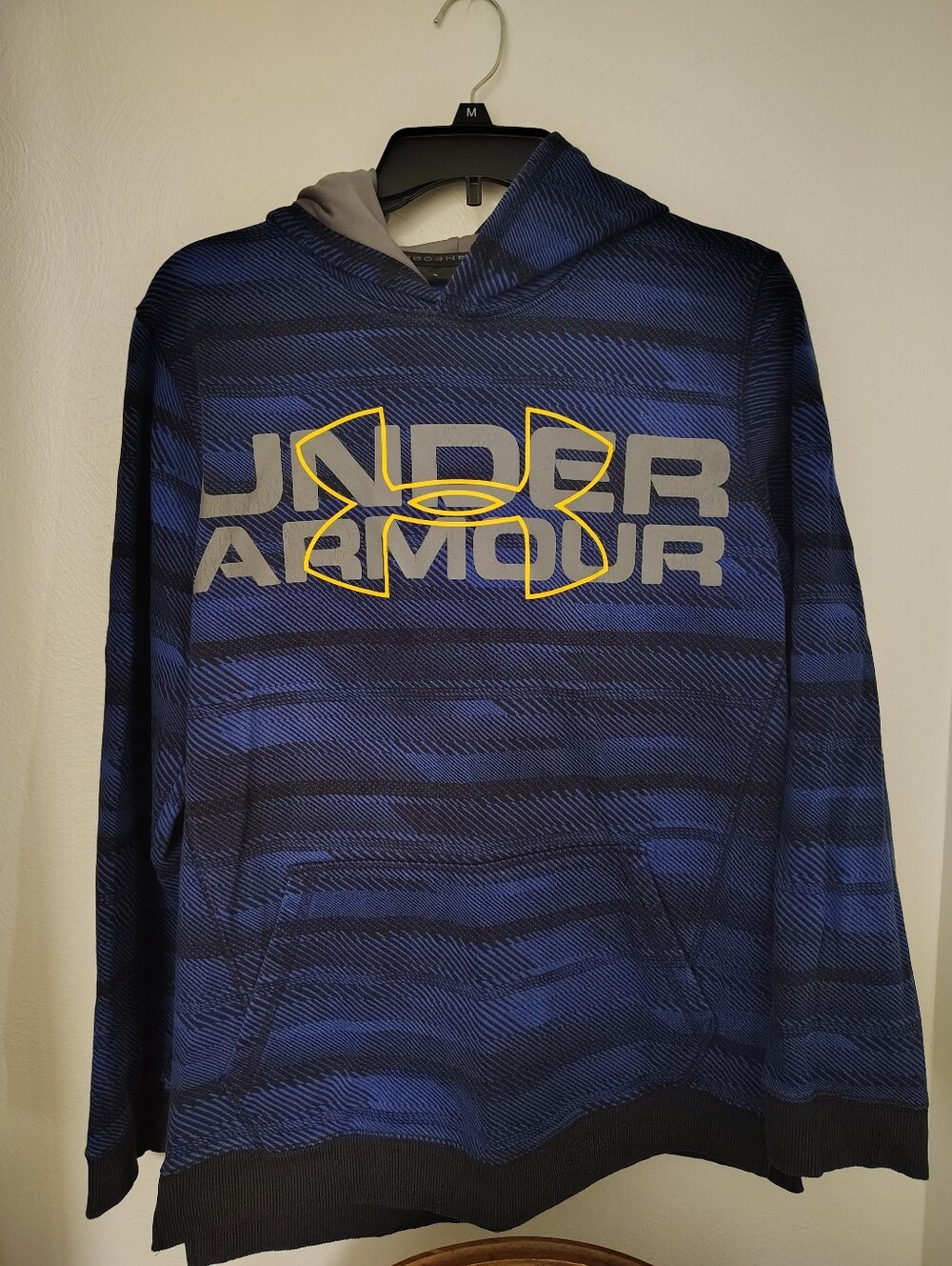 Under Armour Pullover Hoodie Loose Cold Gear Threadborn Youth Boys XL